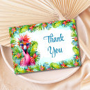 Search for luau thank you cards Hawaiian