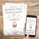 Search for easter egg hunt birthday invitations Watercolor