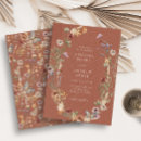 Search for dried floral rustic wedding invitations Whimsical wildflowers