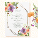 Search for purple and peach wedding invitations Eucalyptus greenery