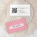 Search for blush pink business cards Makeup artist hair stylist