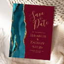 Search for burgundy wedding save the dates Chic