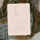 Search for peach and gold wedding invitations Minimalist