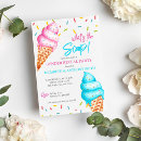 Search for waffle party invitations Ice cream