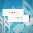 Recherche de violoniste cartes visite Leçons