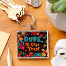 Search for colourful hearts keychains For him