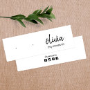 Recherche de pinterest cartes visite Design minimaliste moderne