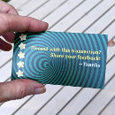 Search for feedback business cards Customer review