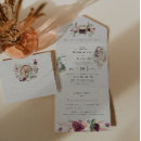 Search for elegant scroll invitations Floral