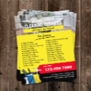 Search for moving flyers Cleaning