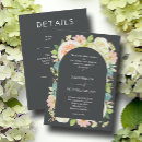 Search for dark wedding invitations Flowers