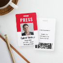 Search for press pass badges Journalist