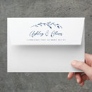 Search for navy blue wedding envelopes Botanical