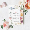 Search for classy seasonal invitations Watercolor floral