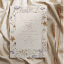 Search for watercolor flowers wedding invitations Autumn