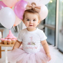 Search for first birthday girls tshirts Watercolor