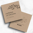 Search for brown kraft business cards Social media icons