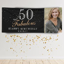 Recherche de 50th birthday banners Moderne