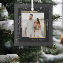 Search for black and gold ornaments Just married