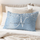 Search for silver blue pillowcases For her