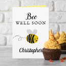 Search for bee get well cards Yellow