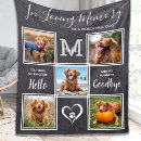 Search for in loving memory blankets Pet loss