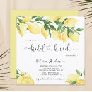 Search for lemon bridal brunch invitations Summer