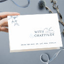 Search for blue thank you cards Blue and white