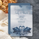 Search for swan wedding invitations Heart