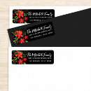 Recherche de poinsettias return address labels Pour tous