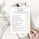 Search for navy bridal shower games Floral