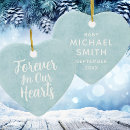 Search for memorial poem ornaments Forever in our hearts