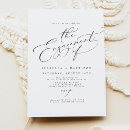 Search for black and white dinner party invitations Elegant