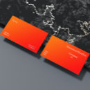 Recherche de couleurs chaudes cartes visite Customer