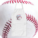Search for baseballs aprons Red white and blue