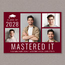 Search for masters degree graduation announcement cards Mastered it