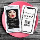 Search for iphone business cards Qr code