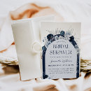 Recherche de winter floral bridal shower invitations Élégant