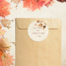 Search for fall leaves wedding stickers Boho