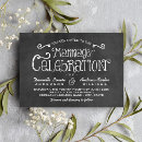 Search for rustic chalkboard wedding invitations Script