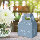 Search for dusty blue wedding favour boxes Botanical