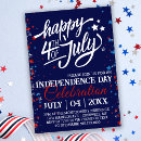Search for block 4th of july invitations Independence day celebration