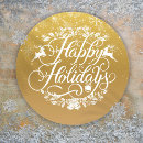 Recherche de happy holidays autocollants Classique