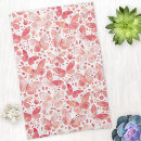 Search for coral pink tea towels Watercolor