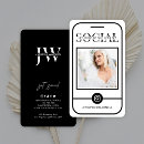 Search for instagram photo business cards Minimalist