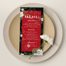 Search for red and black menus Elegant
