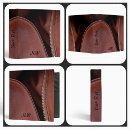 Search for faux leather binders Brown