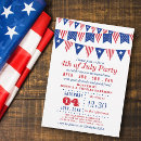 Recherche de le drapeau blanc et bleu invitations Fête de l'indépendance