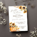 Search for pumpkin bridal shower invitations Boho