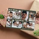 Search for new year christmas cards Green